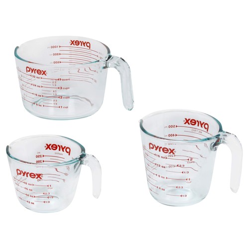 Pyrex essentials - pyrex, (3-pack)