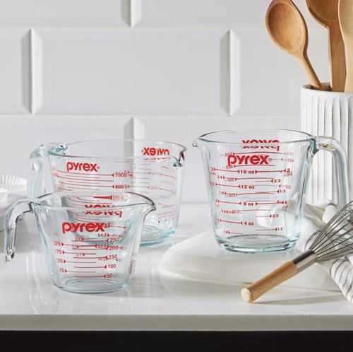 Pyrex piece measuring - pyrex,
